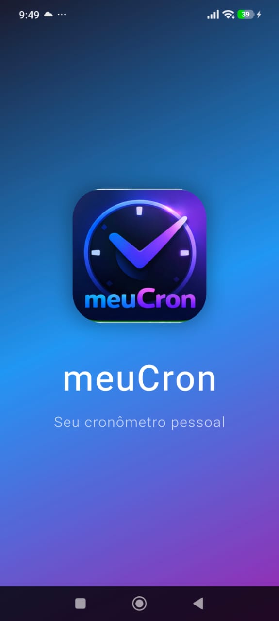 meuCron App Screenshot
