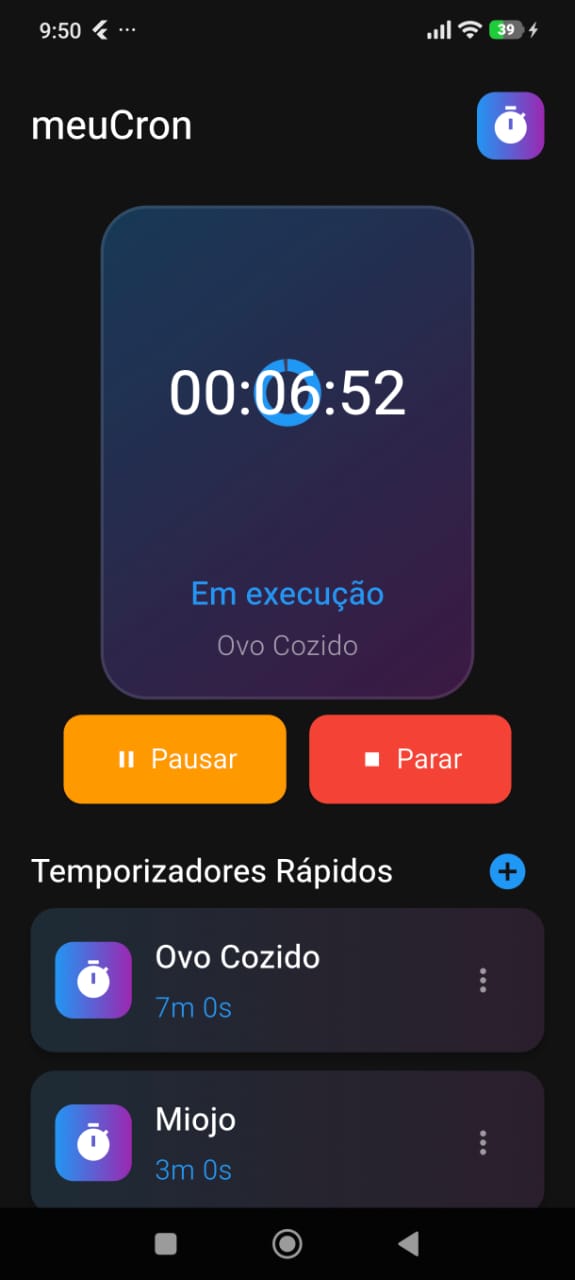 meuCron Screenshot 2